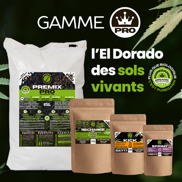 La gamme PRO — Pour la production intensive en intérieur